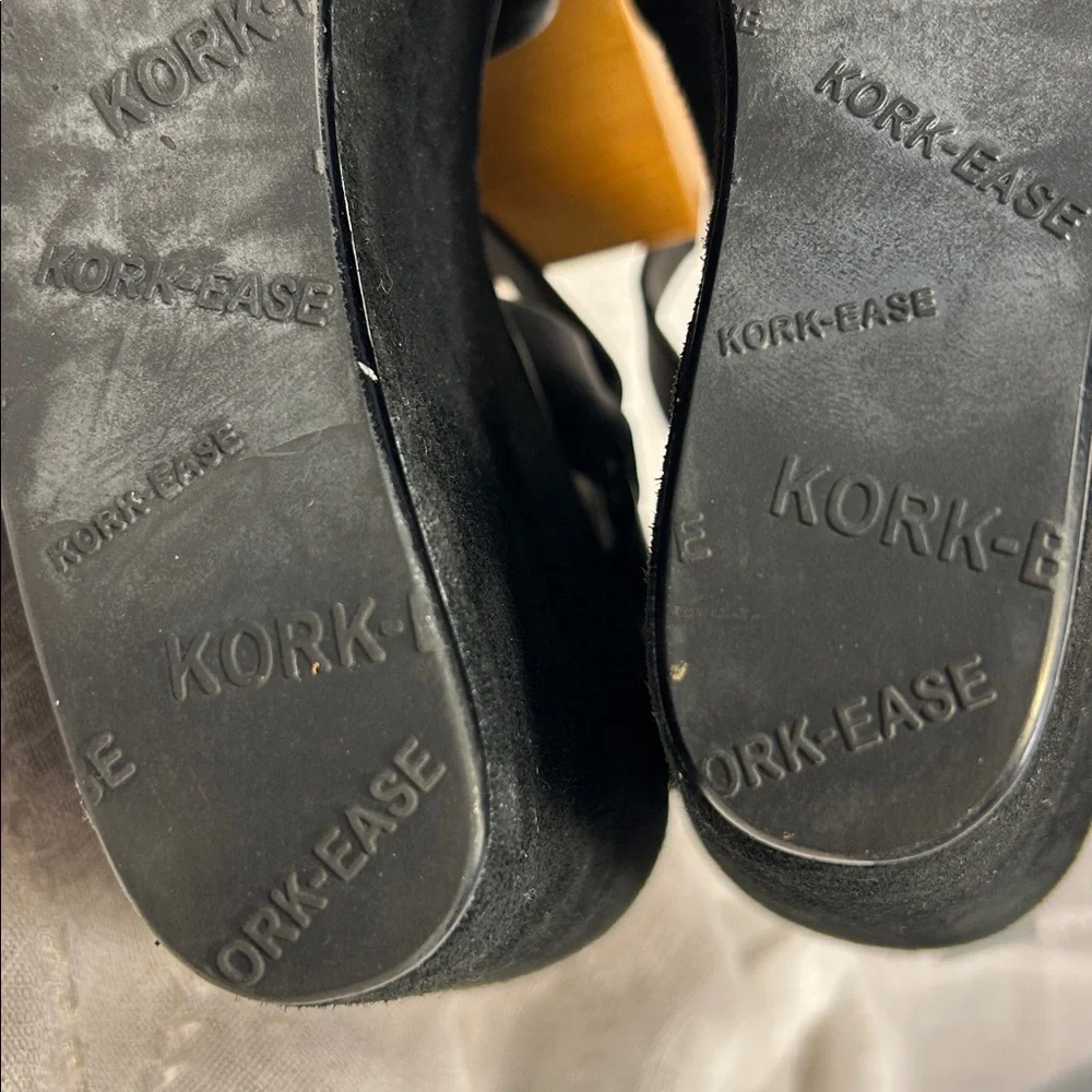 NWOT Kork Ease leather suede sandal wedge